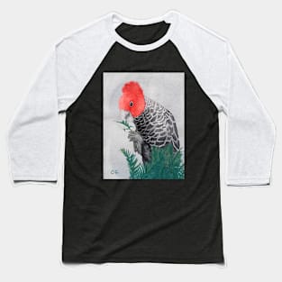Australian Gang Gang Parrot painting Baseball T-Shirt